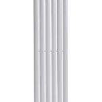 Вертикальный дизайнерский радиатор отопления ARTTIDESIGN Rimini 6/1500/354/50 белый матовий