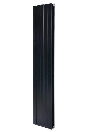 Вертикальный дизайнерский радиатор отопления ARTTIDESIGN Livorno II 5/2000/340/50 чёрный матовый