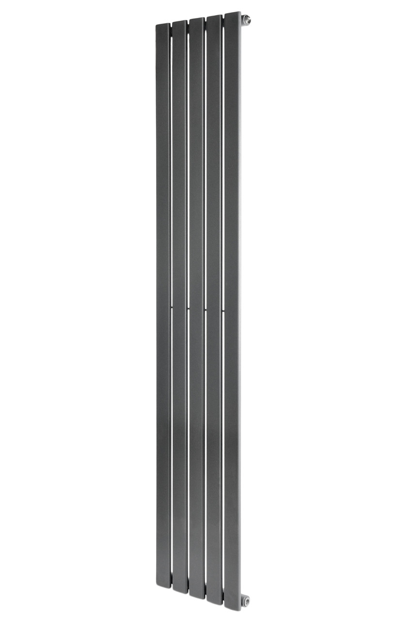 Вертикальный дизайнерский радиатор отопления ARTTIDESIGN Livorno 5/1800/340/50 серый матовий