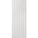 Вертикальный дизайнерский радиатор отопления ARTTIDESIGN Livorno 7/2000/476/50 белый матовий