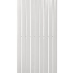 Дизайнерский вертикальный радиатор отопления ARTTIDESIGN Livorno 9/1600/612/50 белый матовый