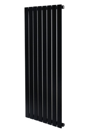 Вертикальный дизайнерский радиатор отопления ARTTIDESIGN Livorno 8/2000/544/50 черный матовый