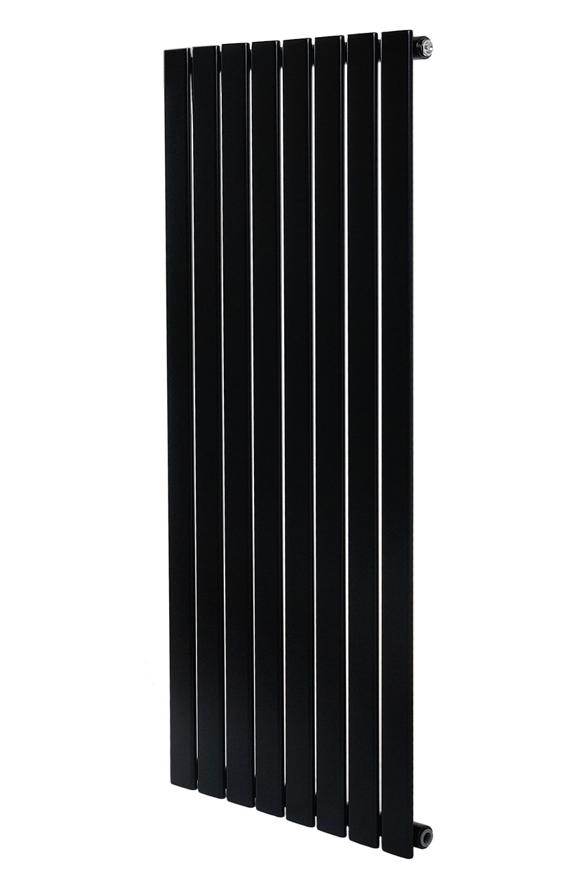 Вертикальный дизайнерский радиатор отопления ARTTIDESIGN Livorno 8/1800/544/50 черный матовый