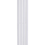 Дизайнерский вертикальный радиатор отопления ARTTIDESIGN Livorno II 4/2000/272/50 белый матовый.