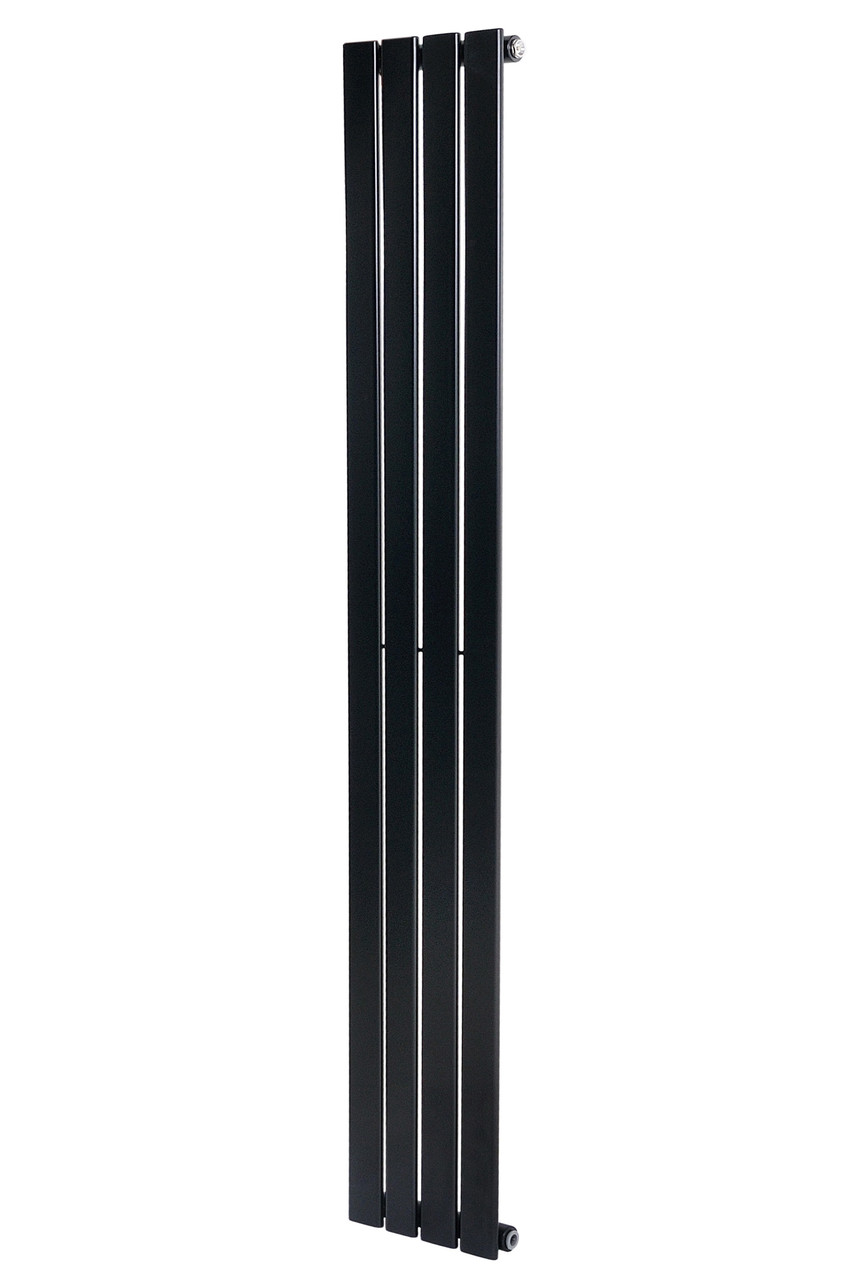 Дизайнерский вертикальный радиатор отопления ARTTIDESIGN Livorno 4/2000/272/50 черный матовый