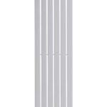 Вертикальный дизайнерский радиатор отопления ARTTIDESIGN Livorno 6/2000/408/50 белый матовый
