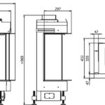 Камінна топка Defro Home VITAL 51 S C - Природний газ (NG)