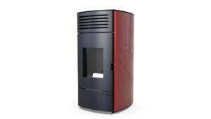 Пелетна піч Defro Home AQUAPELL Червоний