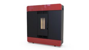 Пелетна піч Defro Home AIRPELL Червоний