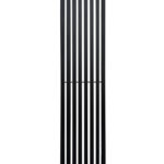 Вертикальный дизайнерский радиатор отопления ARTTIDESIGN Ancona II 8/1800/368 черный матовый