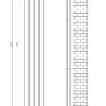Дизайнерский вертикальный радиатор отопления ARTTIDESIGN Livorno II 4/2000/272/50 белый матовый.