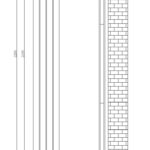 Дизайнерский вертикальный радиатор отопления ARTTIDESIGN Livorno II 4/2200/272/50 белый матовый.