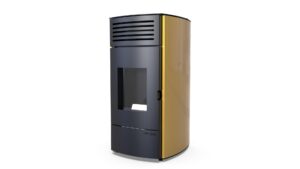 Пелетна піч Defro Home AQUAPELL Золотий