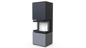 Камінна топка Defro Home INTRA XSM C ver. COMPACT 1 Сіра