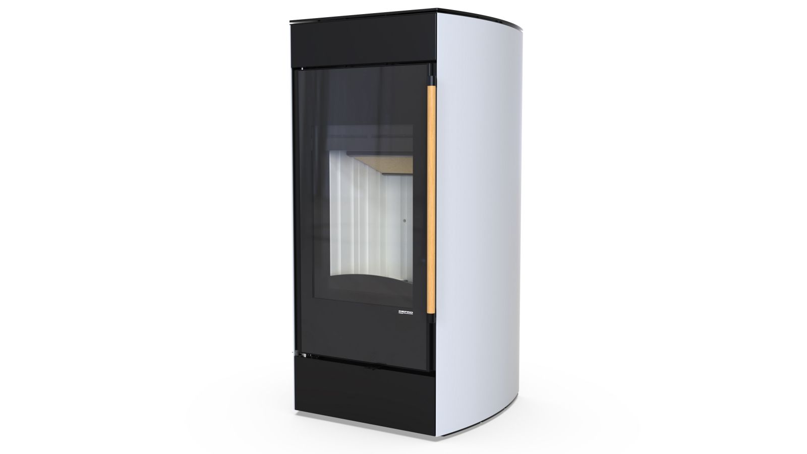 Сталева піч Defro Home HYDROFIRE Білий