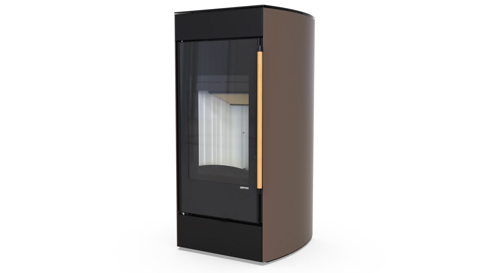 Сталева піч Defro Home HYDROFIRE Коричневий