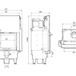 Камінна топка з водяним контуром Defro Home NAVI SM G