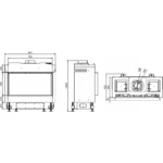 Камінна топка Defro Home VITAL 37 S T - Газ пропан