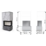Камінна топка Defro Home IMPULS SM BL/BP Case 1