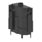 Камінна топка з водяним контуром HITZE AQUASYSTEM 90x41.RG-D 21 кВт, права з гільйотиною