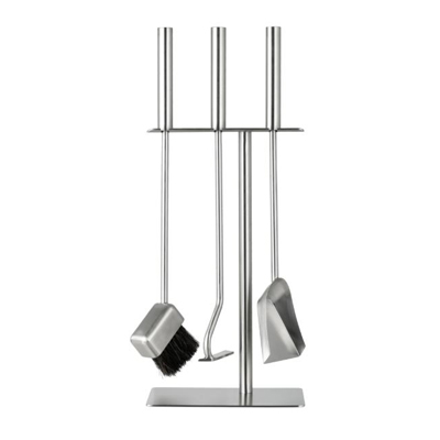 Камінний набір з нержавіючої сталі HANSA Domas Square (SET 650) 3 предмети