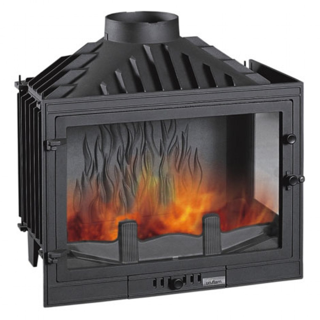 Камінна топка UNIFLAM 700 STANDARD праве скло з шибером