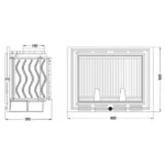 Камінна топка UNIFLAM 700 KASETA PL