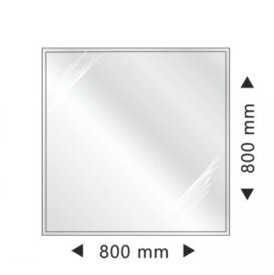 Квадратное стеклянное основание 800×800 mm