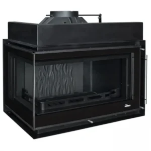 Камінна топка UNIFLAM 850 PRESTIGE LBS ліве вигнуте скло