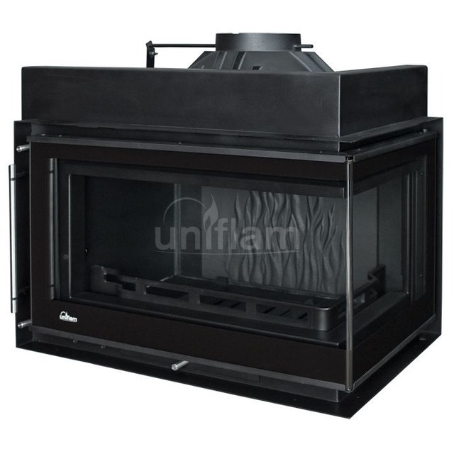 Камінна топка UNIFLAM 850 PRESTIGE PBS праве скло