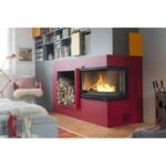 Камінна топка UNIFLAM 700 PLUS ECO праве скло з шибером