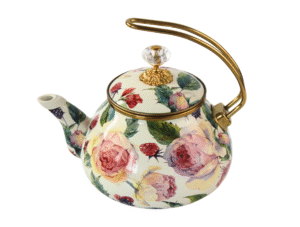 Чайник емальований “PEONY” Elmani з кришкою, 2,2 л