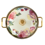 Каструля емальована "PEONY" Elmani з кришкою, 3,8 л, 20 см