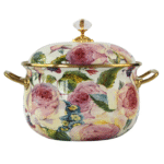 Каструля емальована "PEONY" Elmani з кришкою, 3,8 л, 20 см