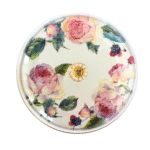 Тортівниця емальована "PEONY" Elmani з кришкою на ніжці, 30 см