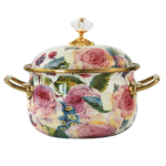 Каструля емальована "PEONY" Elmani з кришкою, 2,1 л, 16 см