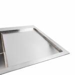 Мийка нержавійка Platinum Handmade 78*50B L (два отвори ,квадратний сифон 3.0/1.0)