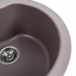 Гранітна мийка для кухні Platinum 480 TURAS матова Дюна