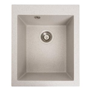 Гранітна мийка для кухні Platinum 4150 SOKIL матова (топаз)