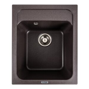 Гранітна мийка для кухні Platinum 4050 KORRADO матовий Гренадін