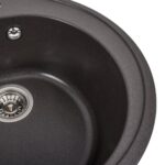 Гранитная мойка для кухни Platinum 510 LUNA матовая Гренадин