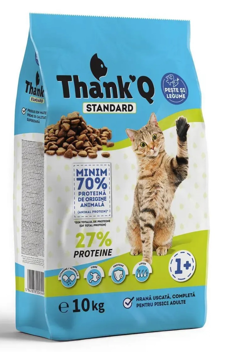 Сухий корм для котів Thank`Q Standard Риба 10 кг