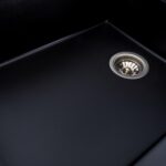 Гранитная мойка для кухни VALESO DIAMOND 8650 матовая Черный металлик