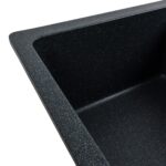 Гранитная мойка для кухни VALESO ZIRKONE 6250 матовая Антрацит