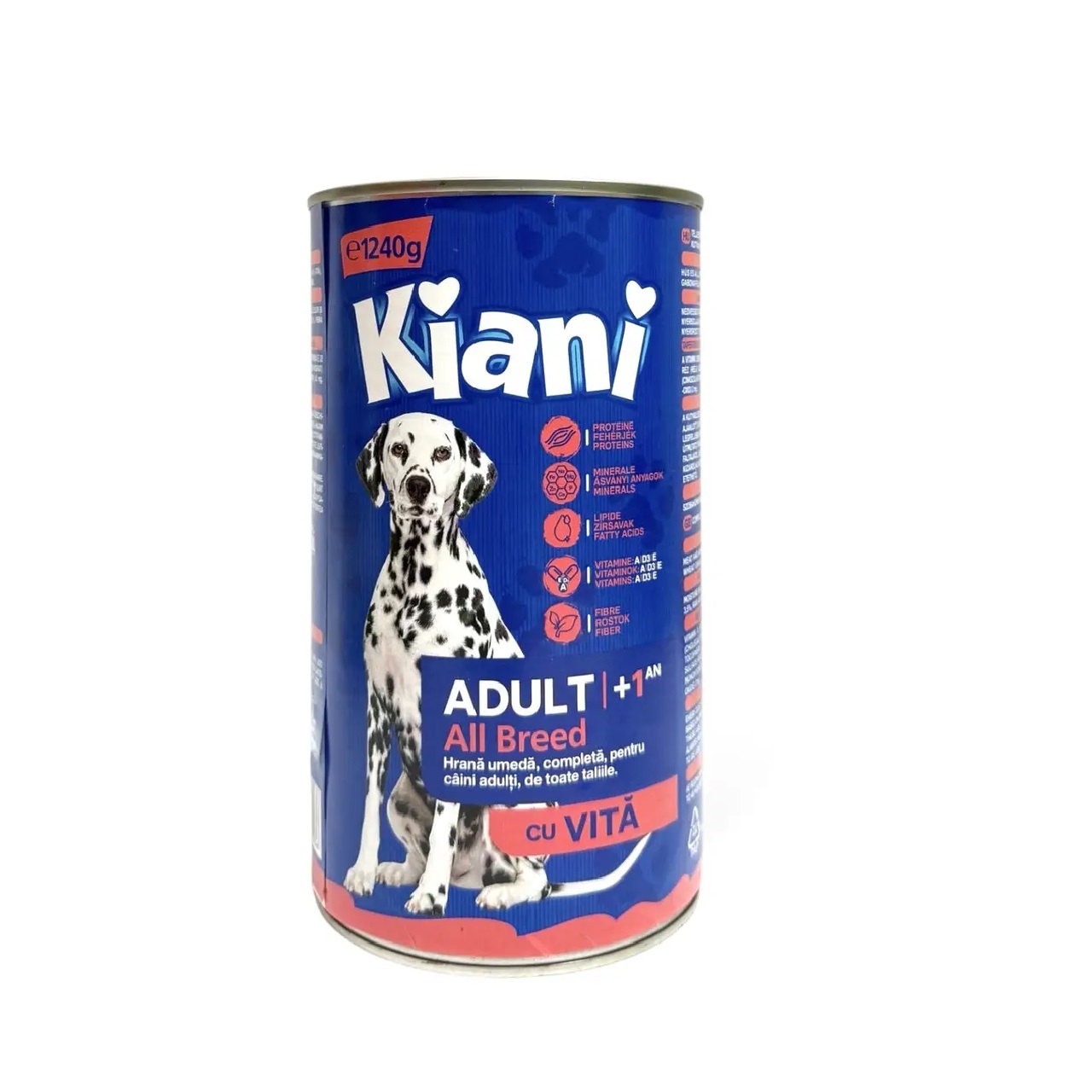 Консерва для собак KIANI DOG 1,240 яловичина