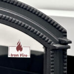 Дверцята чавунні для каміна з вогнетривким склом Iron Fire Sandra 575х475 мм