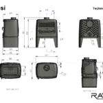Чавунна піч Tenesi 14 кВт Ravan