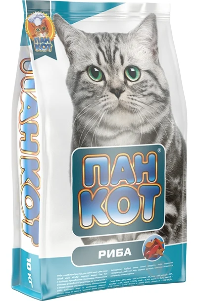 Сухий корм для котів ПАН КІТ 0,4кг риба