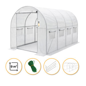 Садова теплиця парник LEOBRO Garden 9м2 White (LB-G102-WHT)