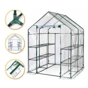 Стелаж-теплиця LEOBRO 143x143x195 см на 8 полиць (LB-G123)